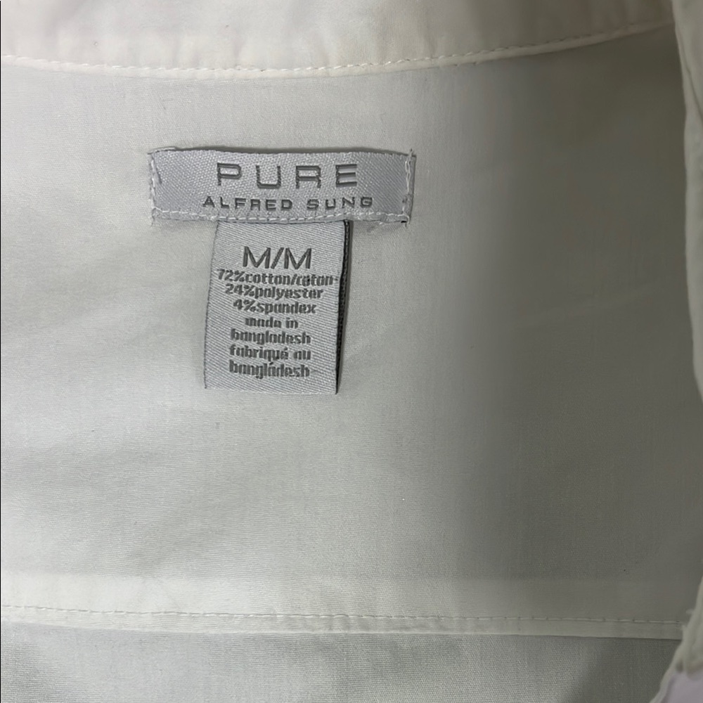 White Button-Up Shirt - Picture 3 of 4